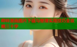 哔咔漫画图片下载与整理实用技巧全攻略三十字